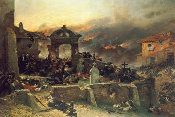 阿方斯 瑪麗 阿道夫 德 紐維爾 The Cemetery at St Privat 阿方斯 瑪麗 阿道夫 德 紐維爾 The Cemetery at St Privat